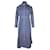 Vestido camisero de rayas Prada en algodón azul  ref.957880
