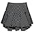Minifalda de lana negra con lunares escalonados de Valentino Garavani Negro  ref.957909