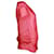 Chloé Top Drapeado Chloe en Seda Roja - vista 2