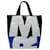 Borsa Tote Shopper Marni Logo in Poliestere Multicolor Multicolore  ref.957929