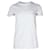 Max Mara Logo-T-Shirt mit Brusttasche aus grauer Baumwolle  ref.957934