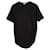 Junya Watanabe T-shirt à détails froncés en coton noir  ref.957943