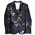 Dsquared2 Blazer da sera mimetico in poliestere multicolore