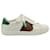 Gucci Ace Lady Bug Sneakers in White Leather   ref.957976