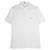 Burberry-Emblem-gesticktes Poloshirt aus ecrufarbener Baumwolle Weiß Roh  ref.957978