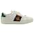 Gucci Ace Bee Sneakers aus weißem Leder  ref.957980