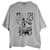 Lanvin Camisa com estampa gráfica de skate em algodão branco  ref.958022