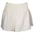 Valentino Garavani Pin Tucks Mini Skirt in Cream Wool White  ref.958029