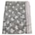 Giorgio Armani Floral Scarf in Grey Silk  ref.958036