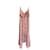 Philosophy di Lorenzo Serafini Blumen-Drapiertes Kleid Pink Polyester  ref.958361