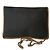 Borsa a tracolla Céline nera e cammello in pelle e tela Nero - vista 2