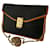 Céline vintage Celine bag Black Camel Leather Cloth  ref.958362