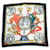 Constance Hermès Hermes scarves NAPOLEON By Ledoux White Silk  ref.958503