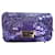 Fendi 1997 ristampa baguette Viola scuro Pelle  ref.958505