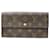 Louis Vuitton Portefeuille Sarah Brown Cloth  ref.958512