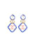 Coco Crush CHANEL Orecchini T.  metallo Blu