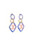 Coco Crush CHANEL Orecchini T.  metallo Blu - vista 2