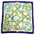 Constance Hermès Hermes scarves Caraibes White Blue Green Silk  ref.958573