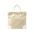 Prada Canvas Tote Bag in sehr gutem Zustand Beige Leinwand  ref.958593