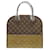 Sac shopping Louis Vuitton Louboutin Toile Marron  ref.958779