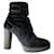 Hogan Boots Black Leather Fur  ref.958977