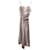 Zimmermann Bellitude Knotted Cutout Midi Dress In Animal Print Linen  ref.959008