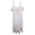Marc Jacobs Marchesa Notte Vestido de festa ombro a ombro com bordado em poliéster marfim Branco Cru  ref.959011