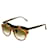 Marni MA116S Braune schwarze Sonnenbrille mit hochklappbarem Rahmen Kunststoff  ref.959061