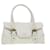 BURBERRY Shoulder Bag Leather White Auth bs5985  ref.959118