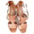 Prada Sandals Camel Leather  ref.959202