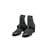 CHANEL  Ankle boots T.EU 39 glitter Black  ref.959279