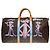 LOUIS VUITTON Keepall Bag in Brown Canvas - 101244 - view 2