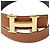 Hermès Cinturón Constance reversible Hermes marrón Castaño - vista 4