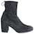 Botines cortos Stuart Weitzman en ante negro Suecia  ref.960048