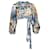 Zimmermann Aliane Cropped Garza Wrap Blusa in cotone con stampa floreale  ref.960050