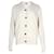Isabel Marant Knitted Cardigan in Cream Wool White  ref.960064