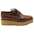 Sapatos Prada Platform Derby em couro marrom  ref.960081