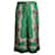 Culottes estampados Gucci em seda verde  ref.960096