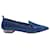 Nicholas Kirkwood Beya Point-Toe Loafers in Blue Suede  ref.960098