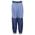 Calça jeans Loewe Patchwork de perna larga em algodão azul  ref.960113