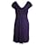 Alberta Ferretti Knee Length Dress in Purple Rayon Cellulose fibre  ref.960114