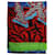 Marc by Marc Jacobs Graphic Printed Scarf in Multicolor Wool Multiple colors  ref.960153