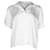 Sandro Short Sleeve Shirt in White Viscose Cellulose fibre  ref.960155