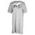 Kenzo Memento Capsule Grafik-T-Shirt-Kleid aus grauer Baumwolle  ref.960160
