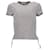 Geripptes Reformation-T-Shirt aus grauem Tencel Lyocell  ref.960166