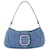 Autre Marque Brocle Small Hobo Bag - Osoi - Denim Sky - Suede Blue Leather Pony-style calfskin  ref.960182