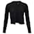 Brunello Cucinelli Cardigan en maille à un bouton à sequins en coton et lin noir  ref.960183