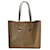 Fendi Hypnoteyes Einkaufstasche aus braunem Leder  ref.960192