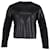 Dsquared2 Faux Leather Jumper in Black Polyester   ref.960203