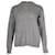 Acne Studio Knitted Crewneck Sweater in Grey Wool  ref.960207